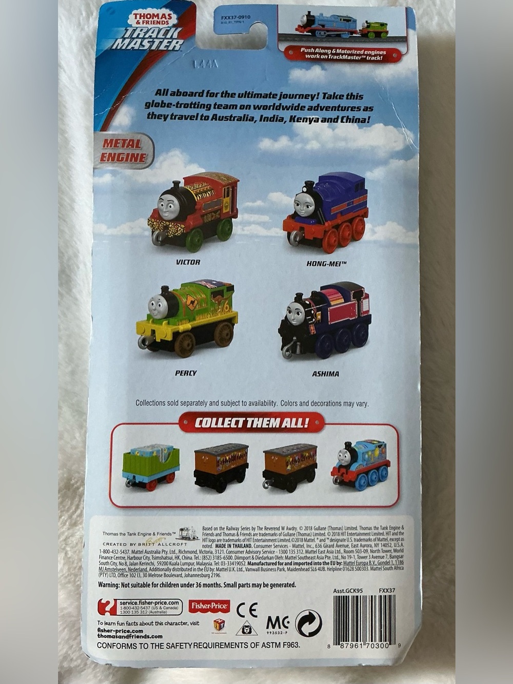 NWT 2018 Thomas Friends TrackMaster Push Along Travel With Thomas Friends 4 Pack - Picture 6 of 8
